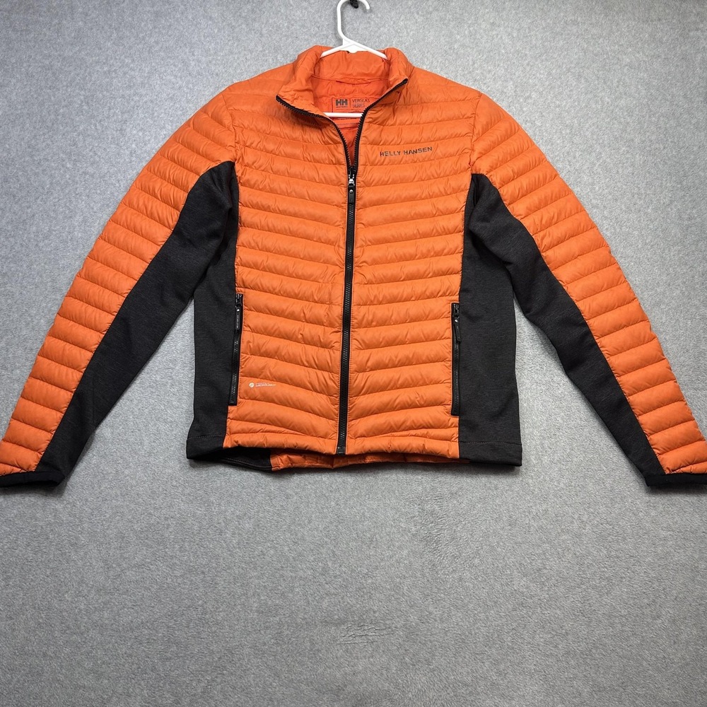 Helly Hansen Verglas Jacket W Medium Fitted Orange Down Puffer Microlight